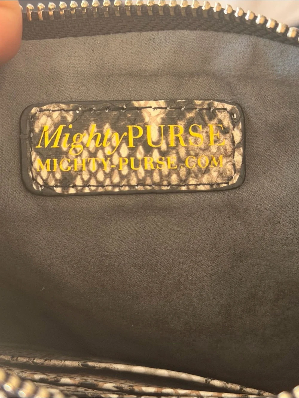 Mighty Purse, Clutch With Portable Charger, Very Good Con,